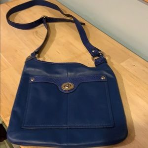 Blue Coach Crossbody Bag